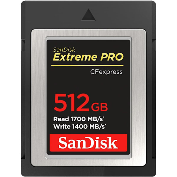 Sandisk Hukommelseskort Extreme Pro 512gb Sort
