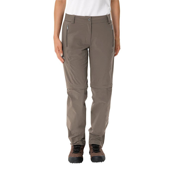 Vaude Bukser Farley Stretch Zo T-zip Ii Grå 40 / Regular Kvinde