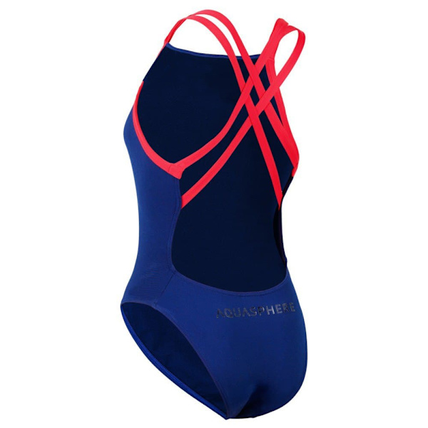 Aquasphere Badedragt Essential Open Back Blå FR 42 Kvinde