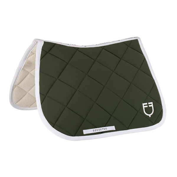 Equestro White Line Edition Technical Hoppsadlar Grönt Pony
