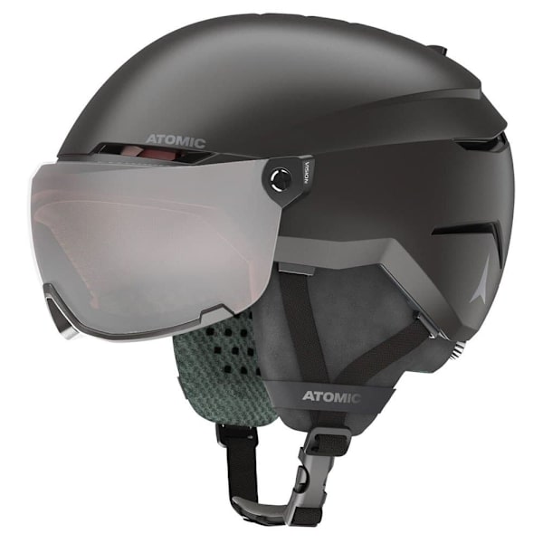 Atomic Savor Visor Junior Juniorhjelm Sort S