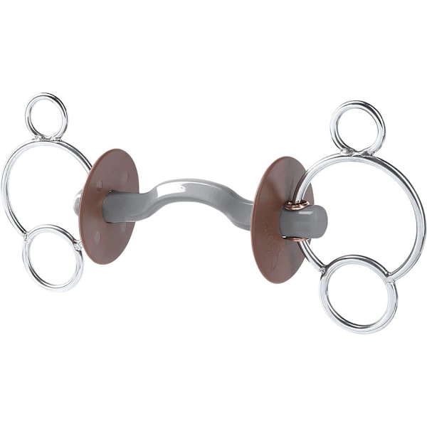 Beris Mjuk Snaffle Konnex Tongue Silver 140 mm