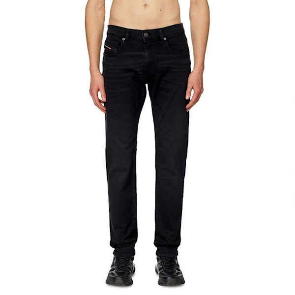 Diesel 2019 Strukt Jeans Sort 32 / 34 Mand