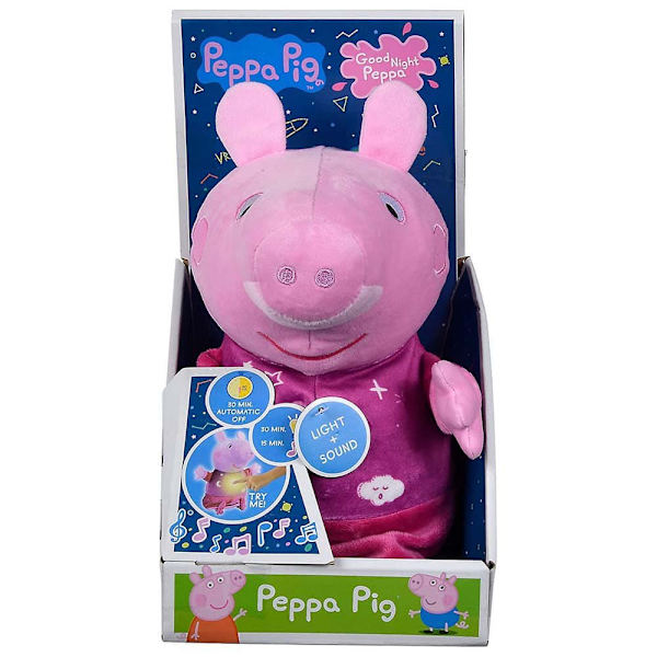 Simba Godnat Fyldt 32 Cm Peppa Pig Rosa