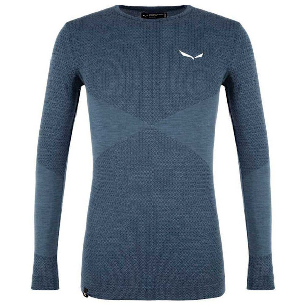 Salewa Långärmad T-shirt Zebru Responsive Blå M Man