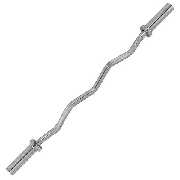 Tunturi Olympiabaari Curlbar 120 Cm Hopeinen 10 kg