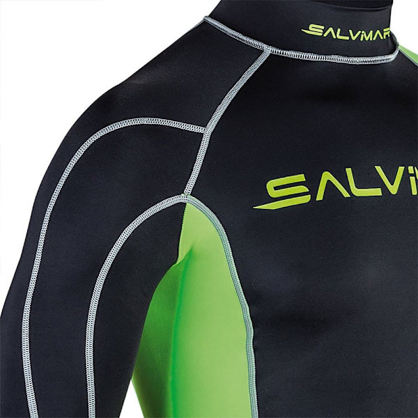 Salvimar Lyhythihainen T-paita Rash Guard Vihreä,Musta S
