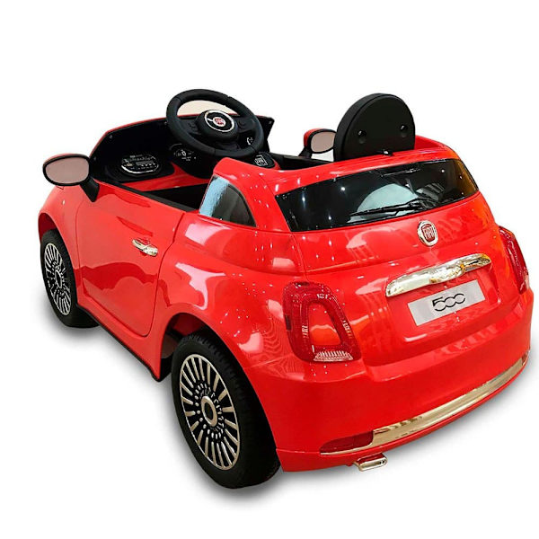 Tachan Red Radio Control License Fiat 500 6v Punainen 3-6 Years