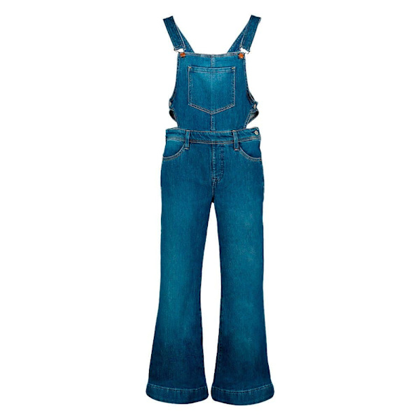 Salsa Jeans Jumpsuit Overall Glamour Flare Fit Blå 30 / 34 Kvinna