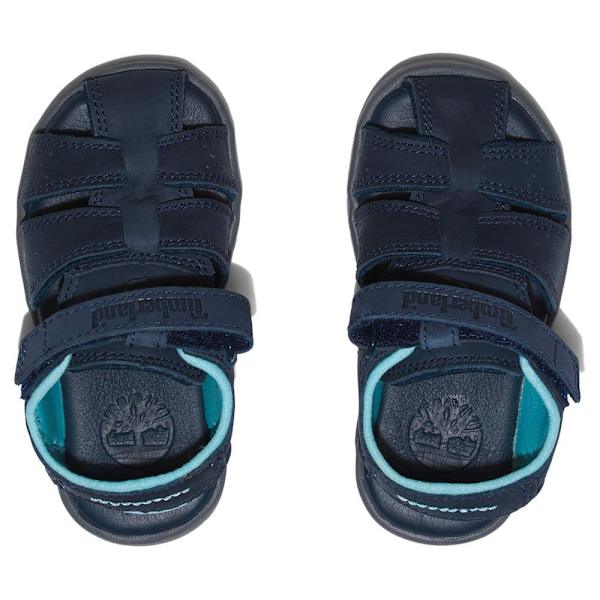 Timberland Nubble Leather Fisherman Sandaler Til Småbørn Blå EU 21 Dreng