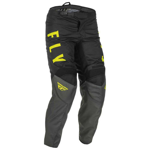 Fly Racing Housut F-16 Musta,Harmaa 30 Mies