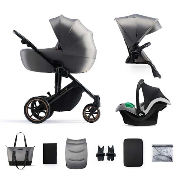 Kinderkraft Barnvagn 2 In 1 Prime 2 Silver