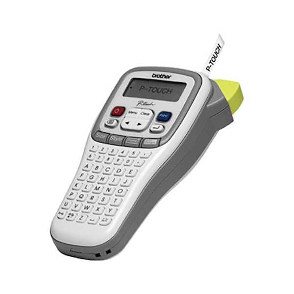 Brother Etiketprinter Portable Keyboard Abc Grå,Gylden,Blå One Size / EU Plug Grå, Hvid