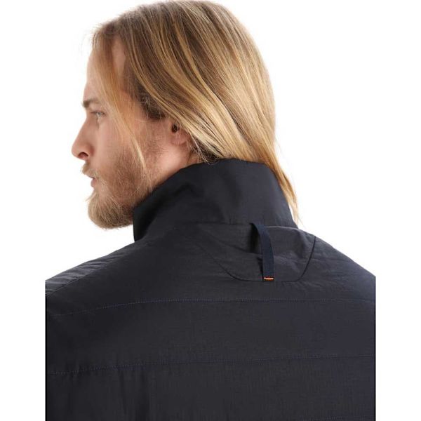 Icebreaker Jakke Merino Loft Brun,Sort XL Mand