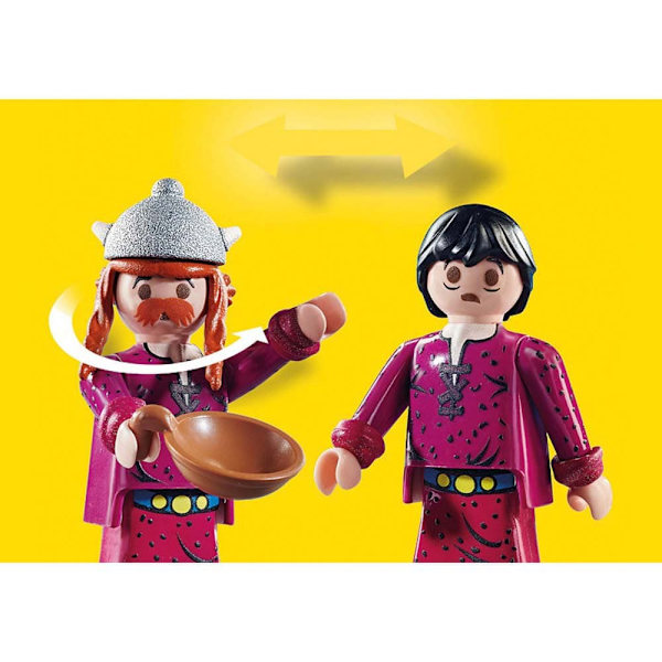 Playmobil Panorama Med Pannan Av Trolldrycken Astérix: Flerfärgad