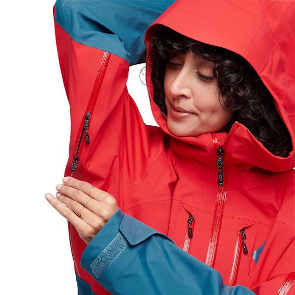 Black Diamond Jakke Recon Lt Stretch Shell Rød S Kvinde