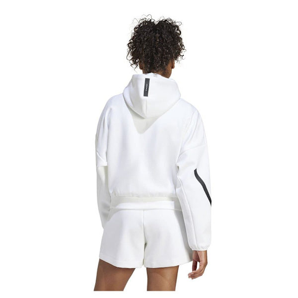 Adidas Z.n.e Sweatshirt Med Lynlås Hvid XS / Regular Kvinde