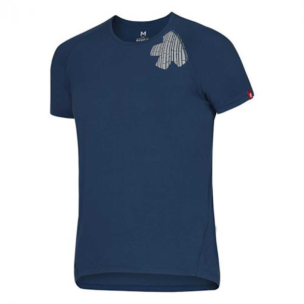 Ocun Kortærmet T-shirt Bamboo Blå M Kvinde