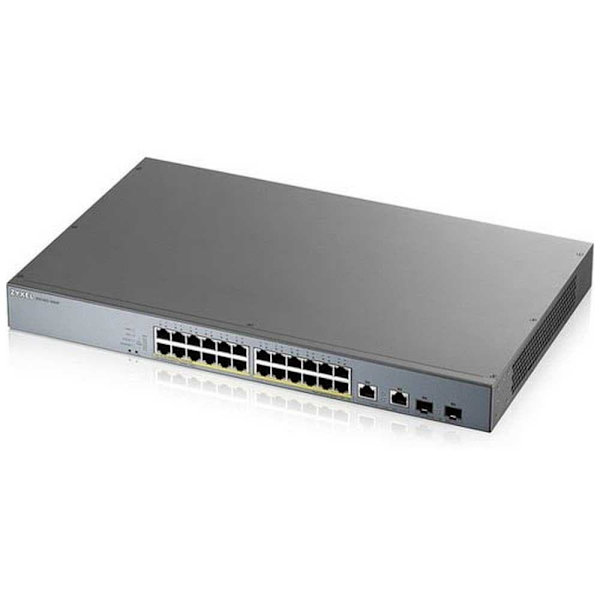 Zyxel 26 Port Managed Cctv Poe Switch Søvfarvet