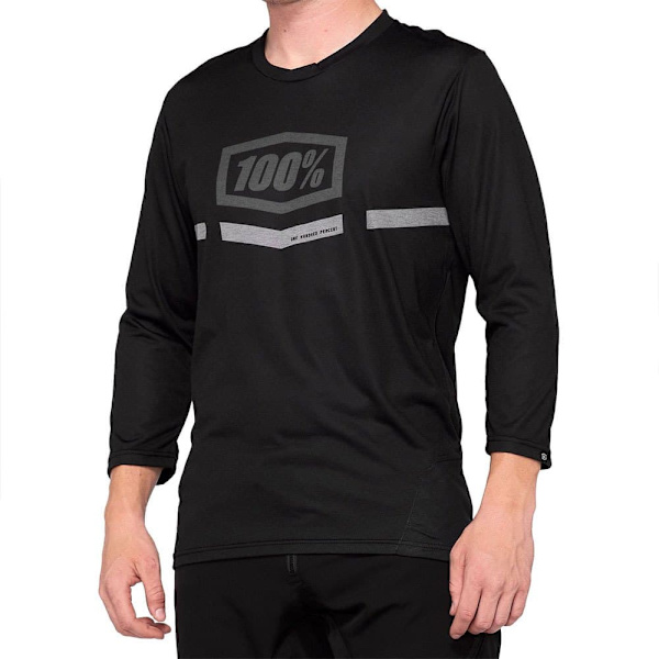 100percent Airmatic 3/4 ærme Enduro-trøje Sort M Mand