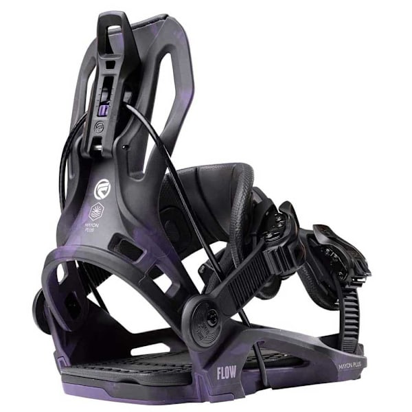 Flow Kvinde Snowboard Bindinger Mayon Plus Sort L