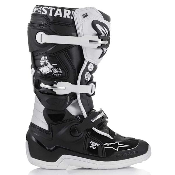 Alpinestars Ungdoms Motorcykelstøvler Tech 7s Hvid EU 42 Dreng