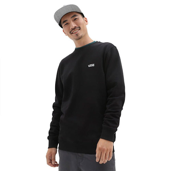 Vans Core Basic Crew Sweatshirt Sort XL Mand