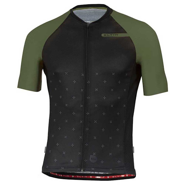 Eltin Kortærmet Jersey Resistance Grøn,Sort XL Mand
