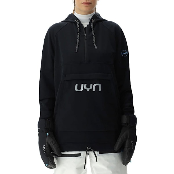 Uyn Hættetrøje Jump 2nd Half Zip Sort M Kvinde