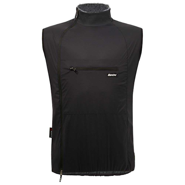 Santini Gilet Alpha Pack Musta XL Mies
