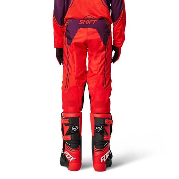 Fox Racing Mx Bukser Black Label Qwik Rød 6-7 Years Dreng