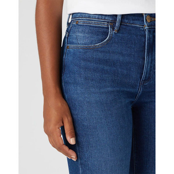 Wrangler Jeans Slim Blå 32 / 34 Kvinna