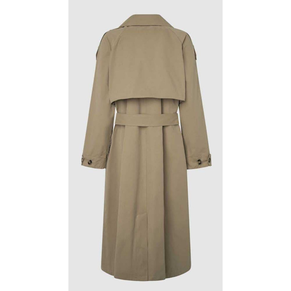 Pepe Jeans Pl402446 Regnrock Beige XS Kvinna