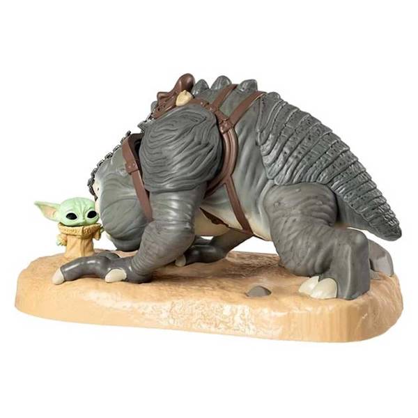Funko Med Rancor Pop Super Sized Jumbo Star Wars The Book Of Boba Fett Grogu Grå