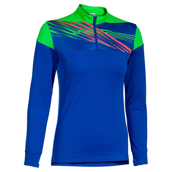 Joma Halv Lynlå Sweatshirt Elite X Blå L Kvinde
