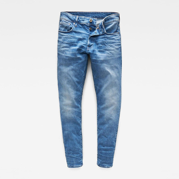G-star Jeans 3301 Straight Tapered Blå 40 / 34 Man
