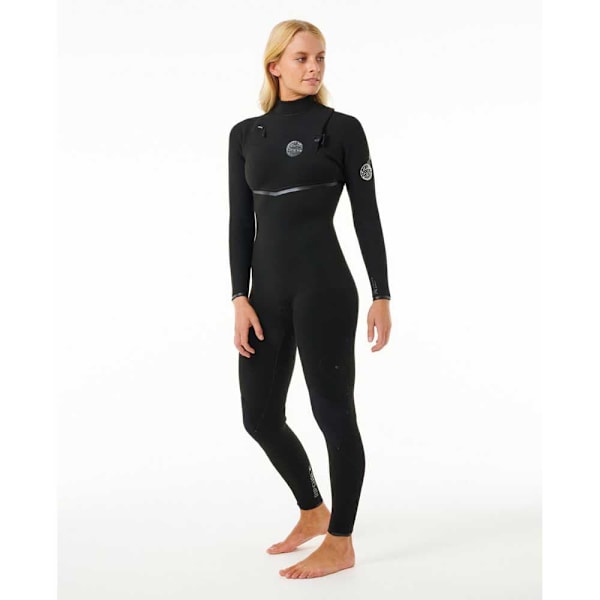 Rip Curl E Bomb 4/3 Mm Gb Stmr Långärmad Neopren Våtdräkt Med Bröst Blixtlås  8