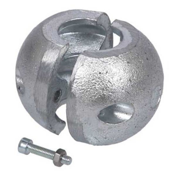 Super Marine Akselin Mutteri Anodi Zinc Hopeinen 65 mm