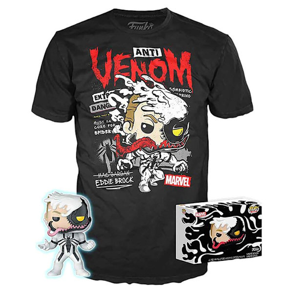 Funko Pop And Tee Marvel Anti-venom Flerfärgad M