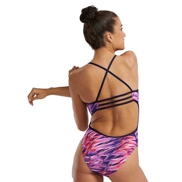 Tyr Baddräkt Durafast Elite Trinityfit Falcon Rosa 26 Kvinna