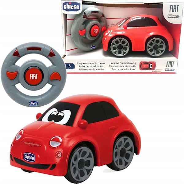 Chicco Fiat 500 Z Pilotem Czerwony Dukke