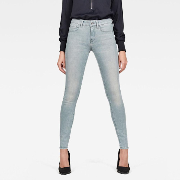 G-star Farkut 3302 Deconstructed Mid Waist Skinny Sininen 26 / 32 Nainen