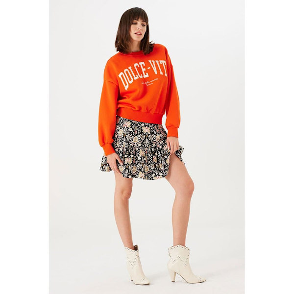 Garcia N40320 Kort Nederdel Orange XL Kvinde