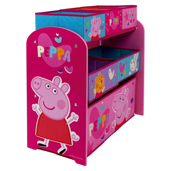 Peppa Pig Lådorganisatorhängare 6 Rosa