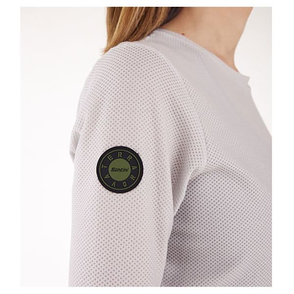 Santini Stone Slim Fit Tech T-shirt Beige L Kvinde