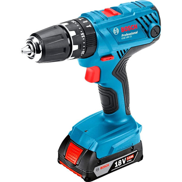 Bosch Professional Langaton Yhdistelmä+akku Gsb 18v-21 Sininen