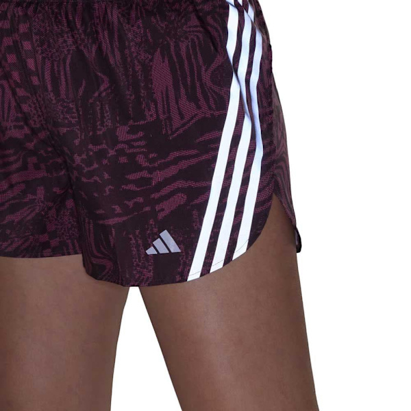 Adidas Shorts 3 Stripes Aop 3´´ Lila M Kvinna