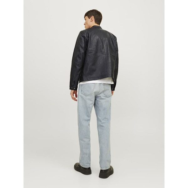 Jack & Jones Dylan Biker Læderjakke Sort XL Mand