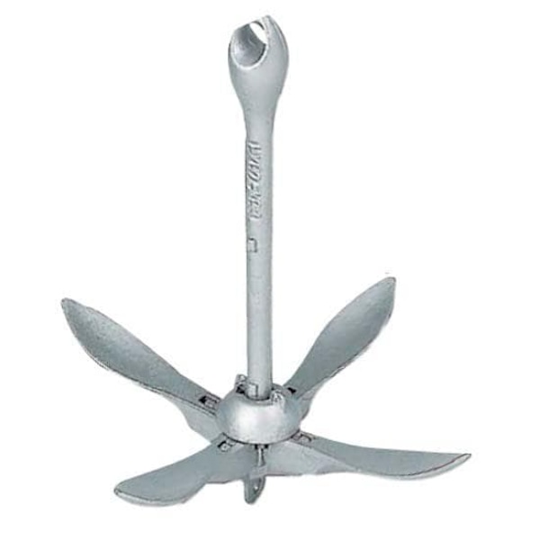 Plastimo Anker Folding Grapnel With Spoon Flukes 3.2 Grå 3.2 kg