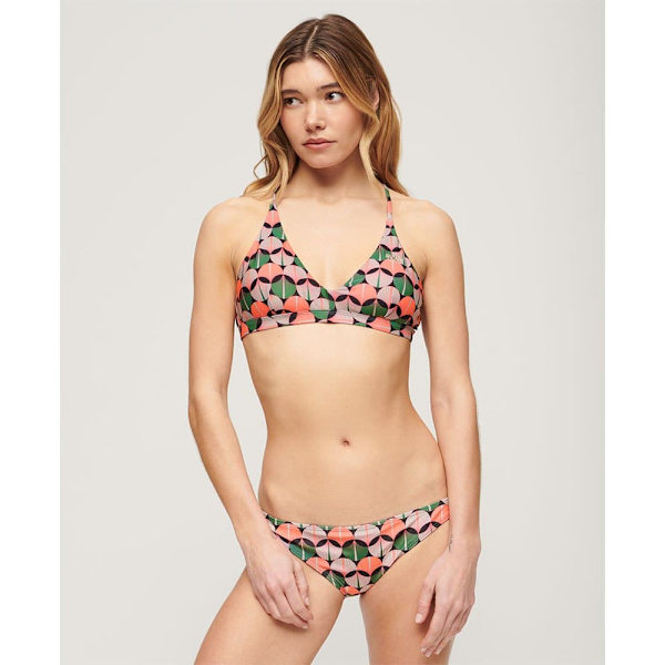 Superdry Cross Backtriangle Bikinitopp Flerfärgad M Kvinna